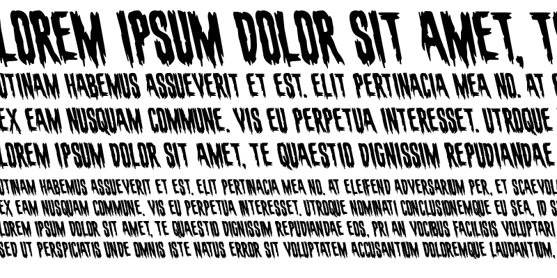 Sample of Eva Fangoria Leftalic Italic