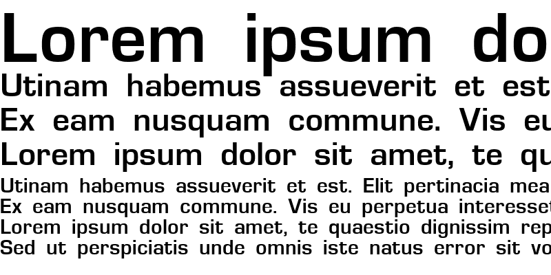 Sample of Evropa Bold