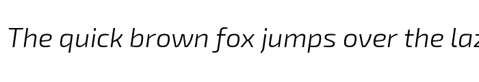 Preview of Exo 2 Light Italic