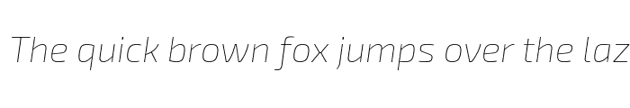 Preview of Exo 2 Thin Italic