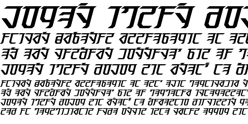 Sample of Exodite Bold Italic