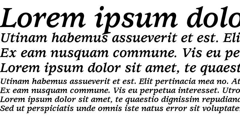 Sample of Exposition SSi Bold Italic