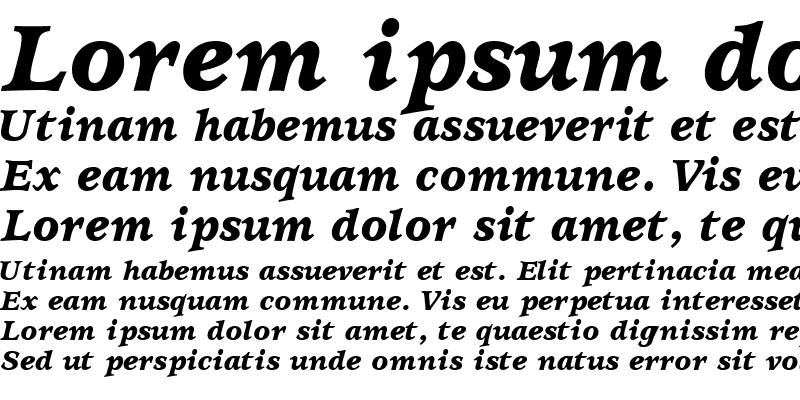 Sample of ExpositionBlackSSK Italic
