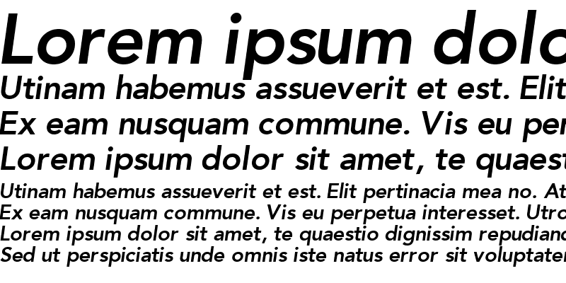 Sample of ExpoSSK Bold Italic