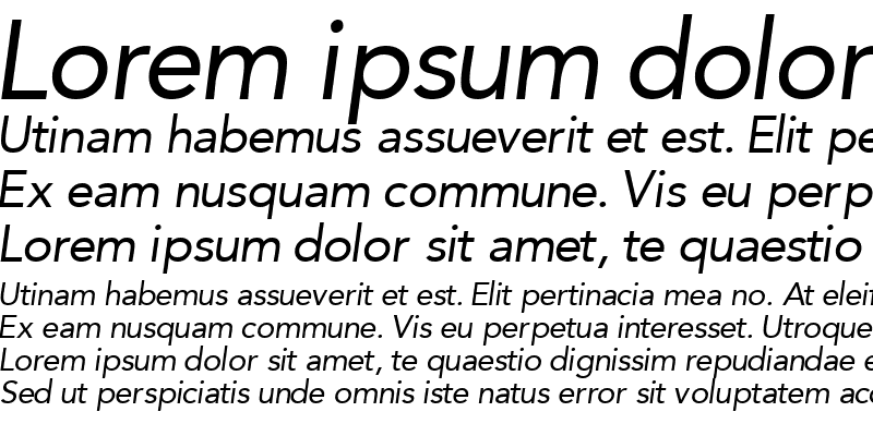 Sample of ExpoSSK Italic
