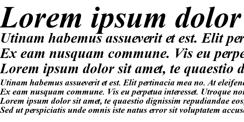 Sample of Eylem  Roman Bold Italic