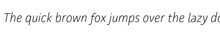 Preview of Facit Extralight Italic