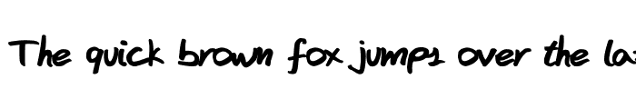 Preview of FAFERS Handwriting Font Regular