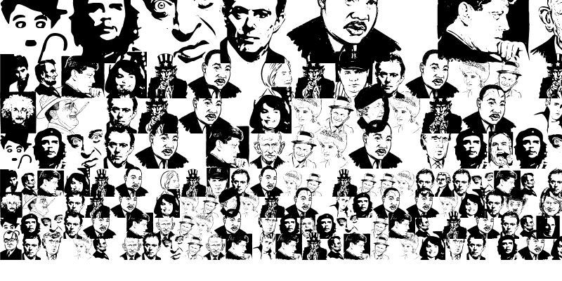 Sample of Famous Faces Regular