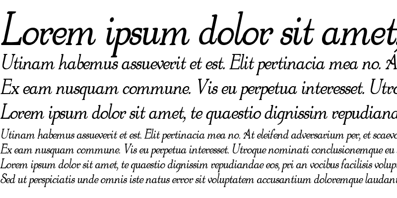 Sample of Fanciful-Condensed Bold Italic