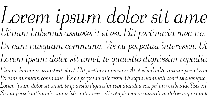 Sample of Fanciful-Condensed Italic