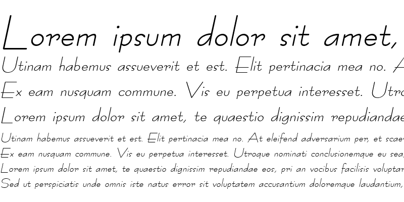 Sample of FastracFashion Italic