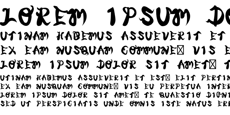 Sample of Fat Lip Capitals