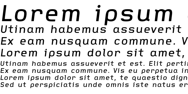 Sample of FauxCRA Italic