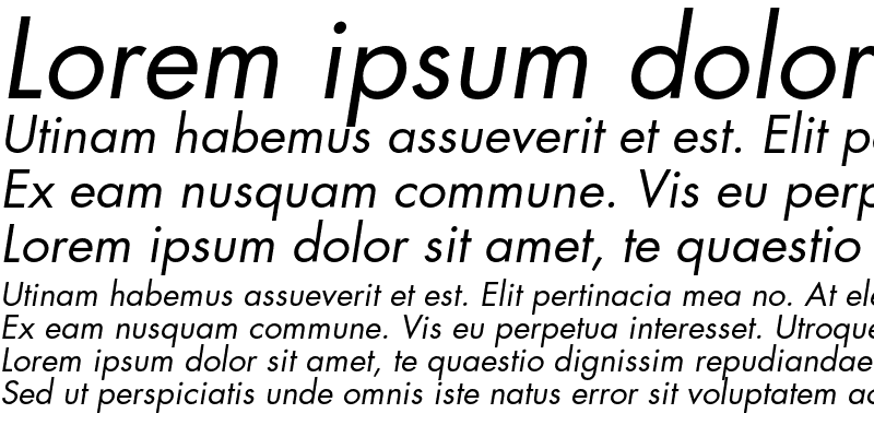 Sample of FavoritBookC Italic