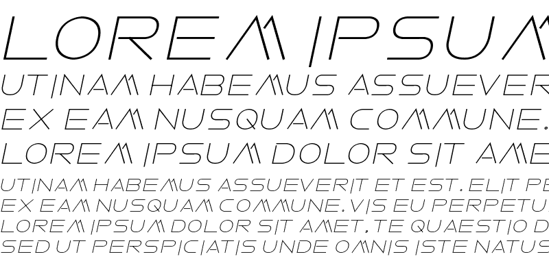 Sample of Faxine Sky Bold Italic