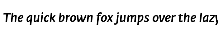 Preview of Fedra Sans Std Medium Italic