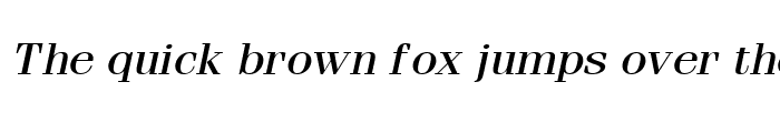 Preview of Feline Wide Italic