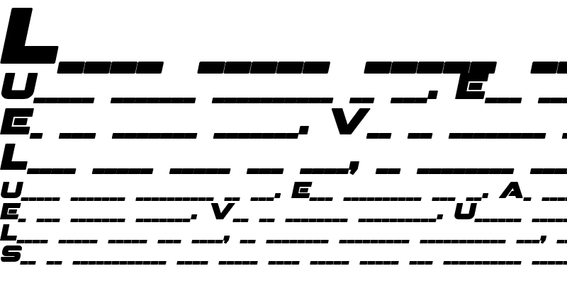 Sample of Fenix BlackletterCaps Italic