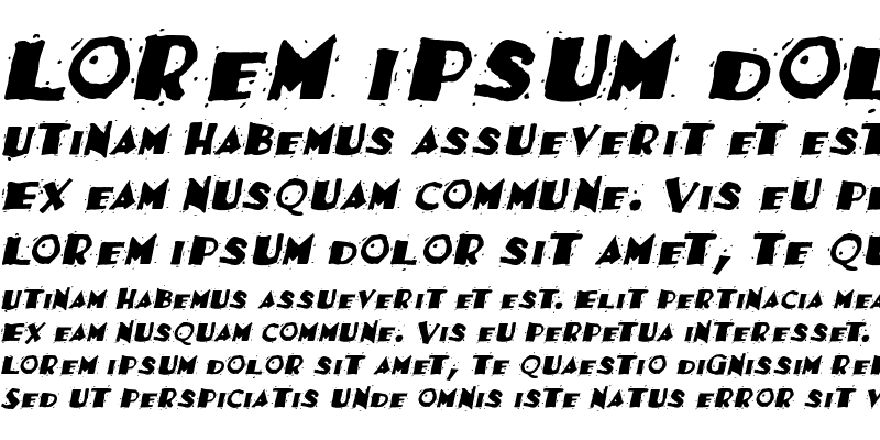 Sample of FestivaSSK Italic