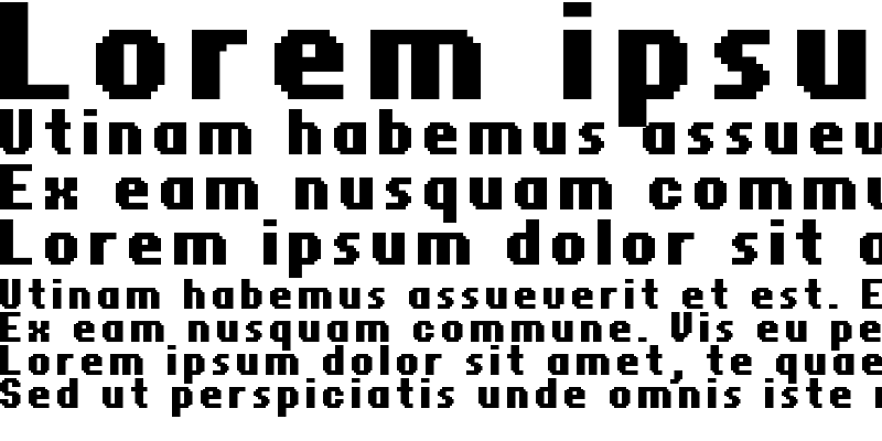 Sample of FFF Corporate Bold Extended