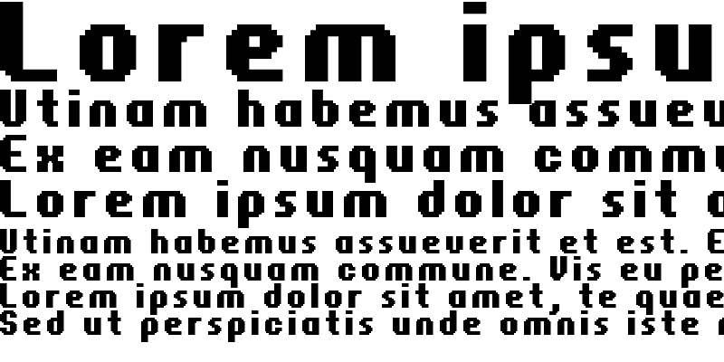 Sample of FFF Corporate Rounded Bold Extended Regular