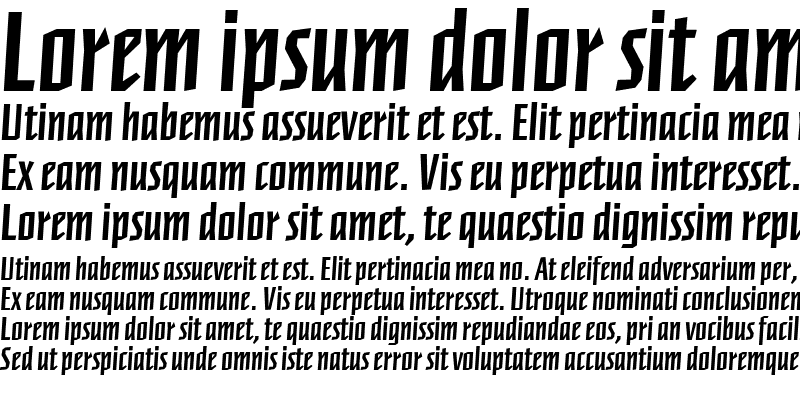 Sample of FFNewberlinBold