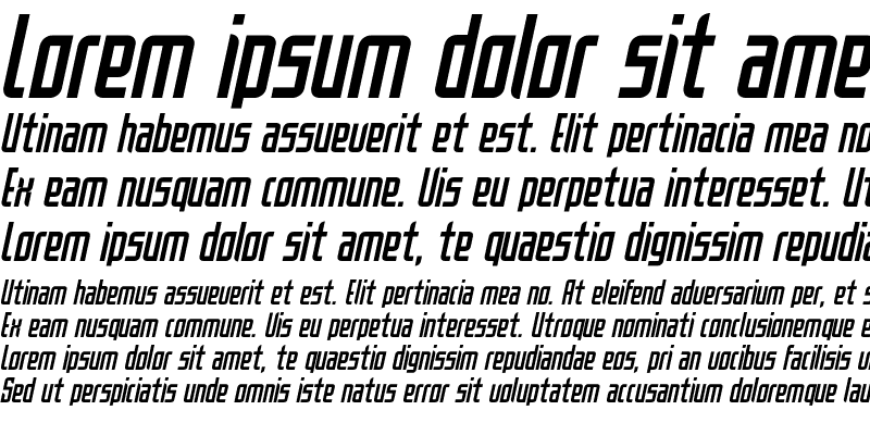 Sample of FFRosetta-Italic