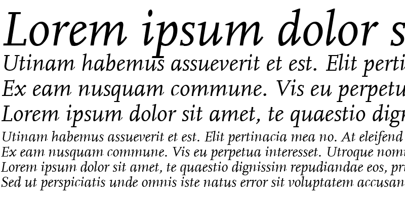 Sample of FFScala-Italic
