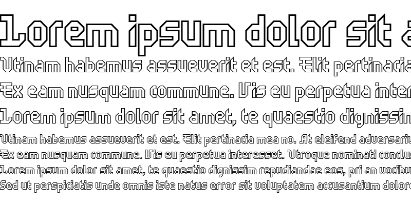 Sample of FFScratch-Outline Medium