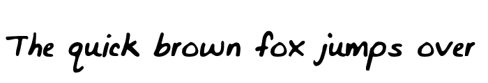 Preview of FG Bunnigrrrl's handwriting Regular