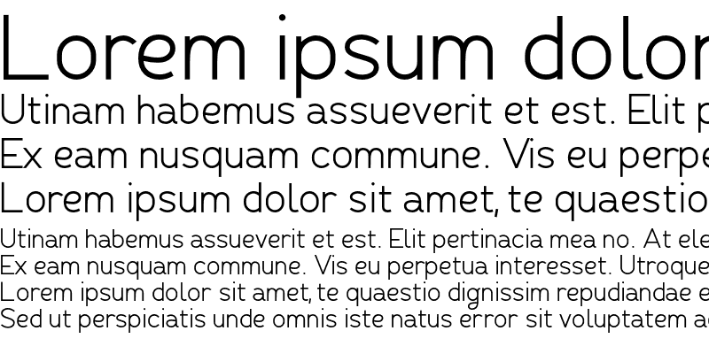 Sample of Fibon Sans