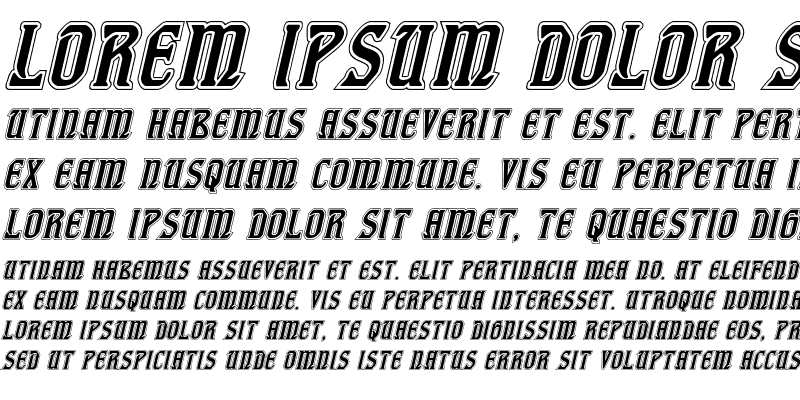 Sample of Fiddler's Cove Academy Italic