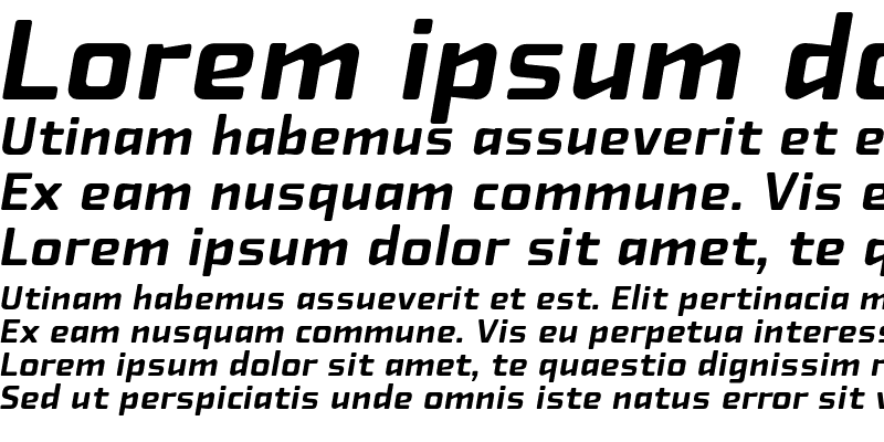Sample of Fishmonger EES Italic