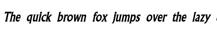 Preview of Flair-Condensed Bold Italic