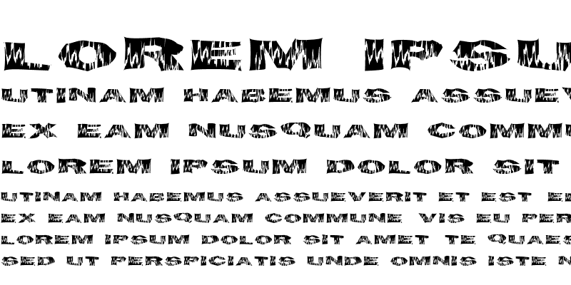 Sample of FlameTime Regular