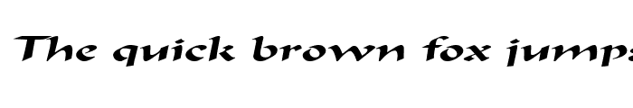 Preview of Flat Brush Extended Italic