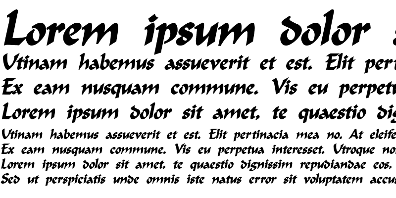 Sample of FlatBrush-Condensed Bold Italic