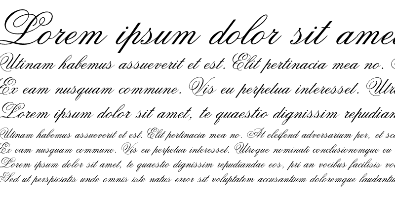Sample of Flemish ScriptII Std Regular
