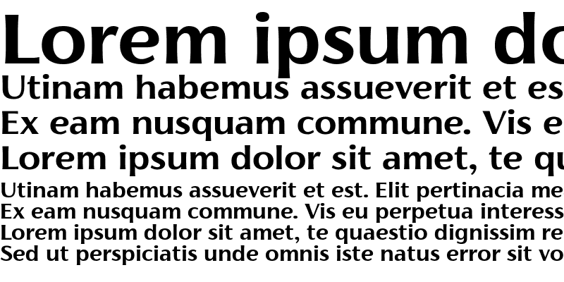 Sample of Florentia Bold