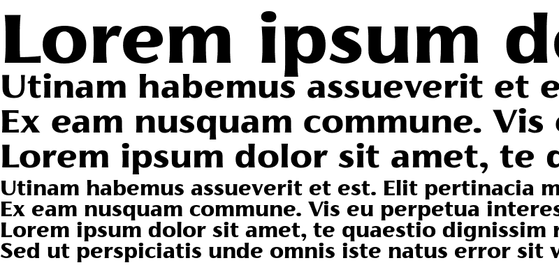 Sample of Florentia ExtraBold