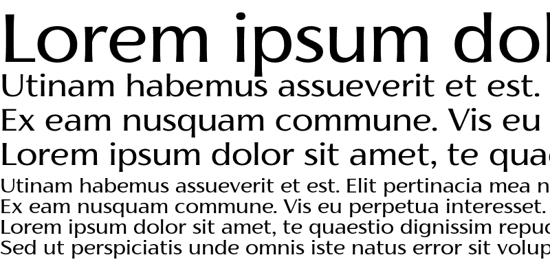 Sample of Florentia Regular