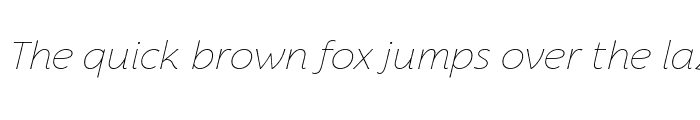 Preview of Florentia Thin Italic