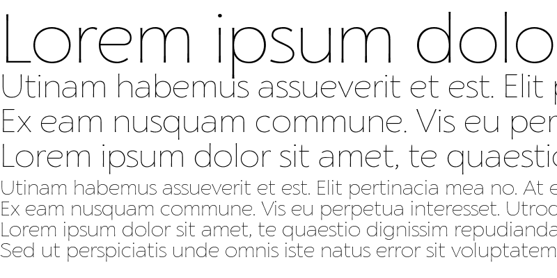 Sample of Florentia Thin