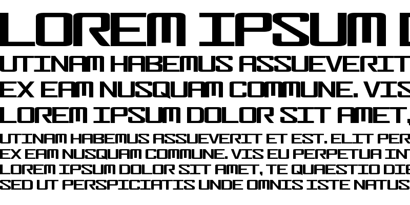 Sample of FonderianBold