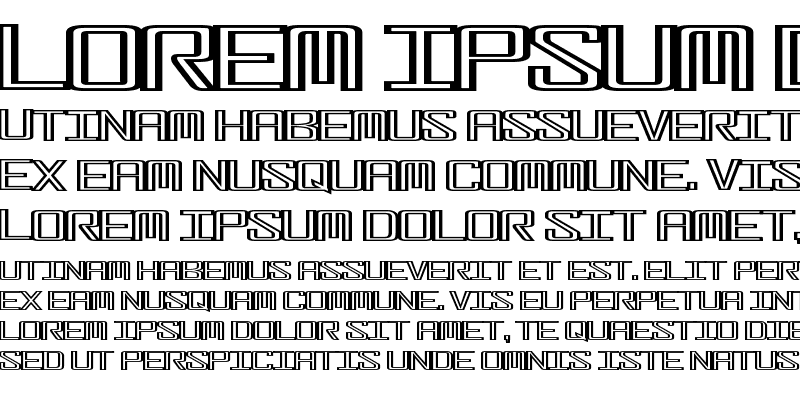 Sample of FonderianFineline