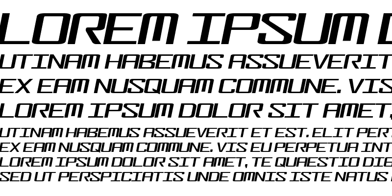 Sample of FonderianItalic