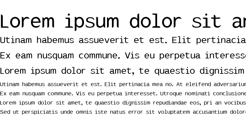 Sample of FonLeb Bold