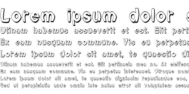 Sample of Font formerly known as FONT Regular