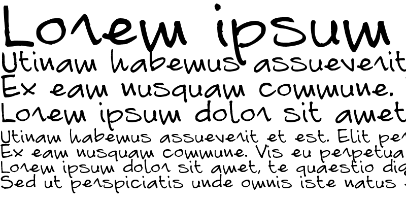 Sample of Font linda.sciutto
